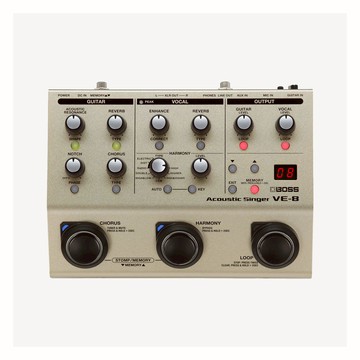 BOSS VE-8 Acoustic Singer 人聲效果器 木吉他效果器