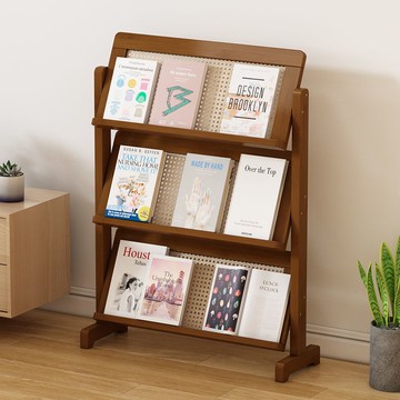 免運  報刊架家用置物架多層收納柜宣傳冊展示架雜志擺放架客廳小型書架 最低價 快速出貨