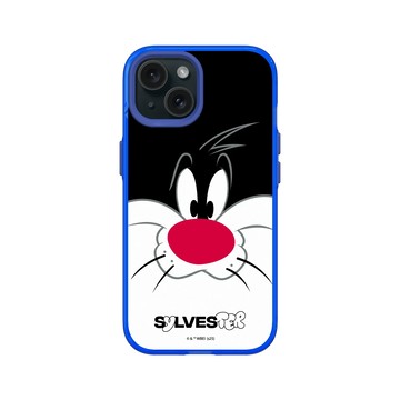 iPhone 15 Clear 激光藍 - 樂一通 Looney Tunes - 大臉傻大貓
