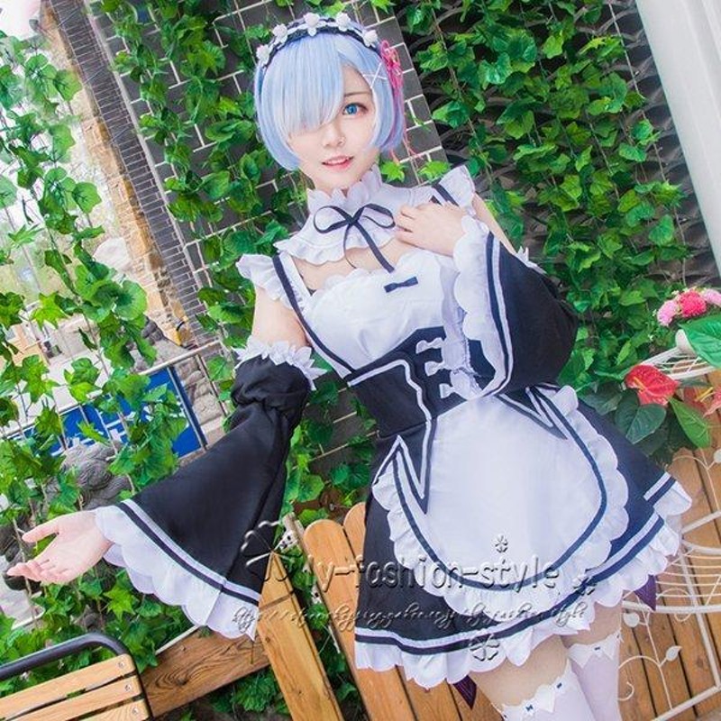 Uwowo リゼロ レム 同人 コスプレ クリスマス限定 洋服 - コスプレ