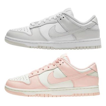 Nike 休閒鞋 女鞋 Dunk Low 灰白/粉白【運動世界】DD1503-103/DD1503-102