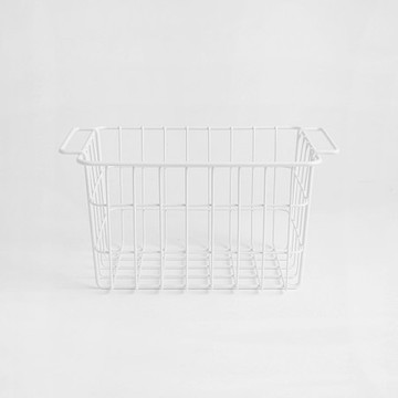 INK鐵製烤漆收納籃SH 白