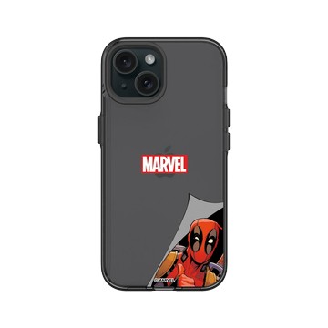 iPhone 15 Clear 酷墨灰 - 迪士尼-漫威 Marvel - 死侍-探頭