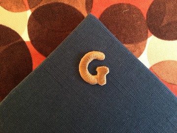 繡布貼 - 英文字母系列 - 大寫G