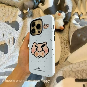 潑墨小豬適用蘋果16Pro手機殼iPhone17promax二合一15plus菲林14小眾13/12