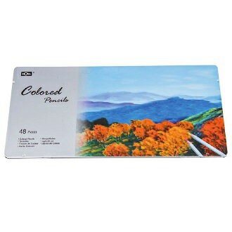 MONA 油性 色鉛筆 48色/鐵盒裝 80507 4490-48【APP滿額下單4%點數(單一帳號最高1000點)】7/31止