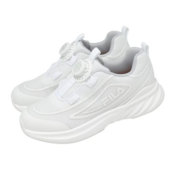 [ACS] Fila 慢跑鞋 J810A 中大童 白 旋鈕 斐樂 運動鞋  3J810A111