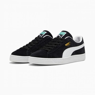 【PUMA 彪馬】Suede Classic 女鞋 休閒鞋 運動鞋 黑色-399781-01