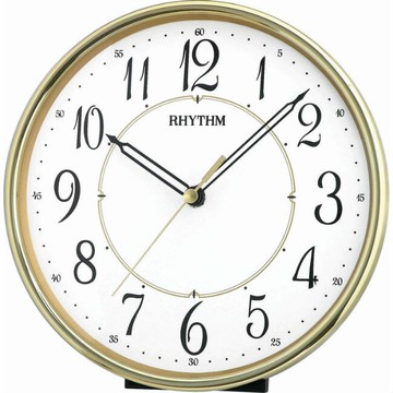 RHYTHM 麗聲鐘(CMG440) 座掛兩用圓形時尚掛鐘/20cm｜樂天領券現折★全館特惠中★指定刷卡回饋10%