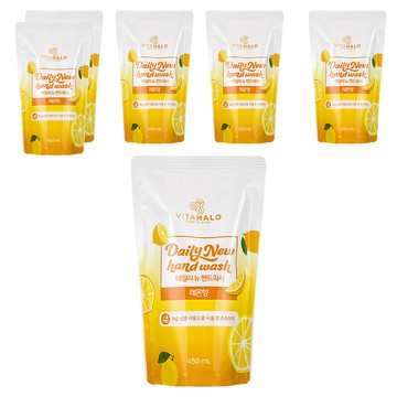 VITAHALO Daily New 洗手液 檸檬香 補充裝  450ml  6包
