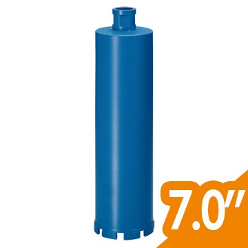 7英吋 一體成型薄管鑽石鑽頭組 薄壁型鑽石空心鑽頭組 鑽石頭組 鑽石洗孔刀 台灣製造