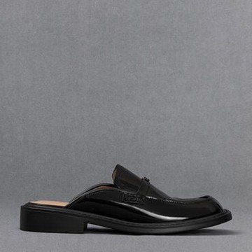 Tahlia 真皮粗跟穆勒鞋