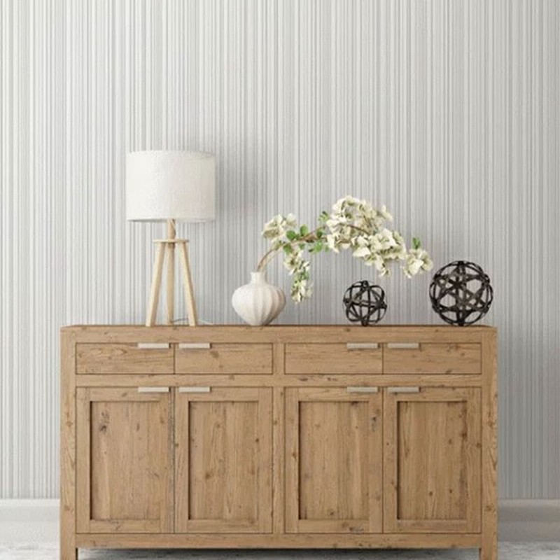 ウォールシート ストライプ 幾何学 50cm 1m 壁紙 シールタイプ グレー パープル カジュアル シンプル 通販 Lineポイント最大0 5 Get Lineショッピング