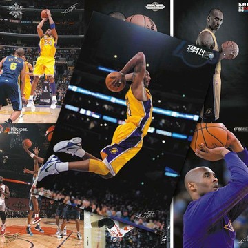 🔥臺灣熱賣⚡️科比海報 NBA全明星新款高清壁紙牆貼卡貼明信片牆貼籃球明星周邊🎉