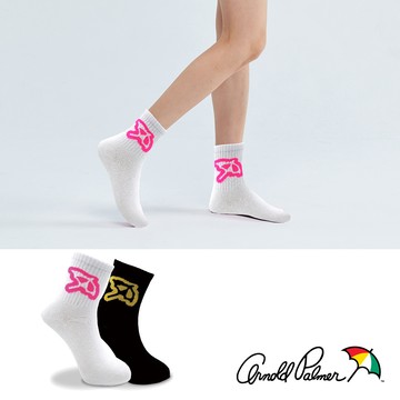 【Arnold Palmer】可愛Q版除臭女襪