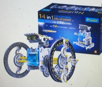 [COSCO代購6] 促銷到2月28號 W133035 Pro'sKit 寶工14合1太陽能變形機器人