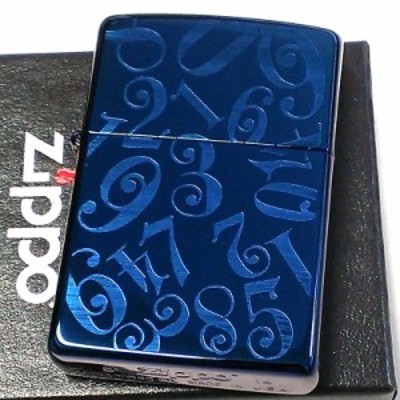 ZIPPO ライター おしゃれ ダイヤル ジッポ かっこいい 数字 ブルー 