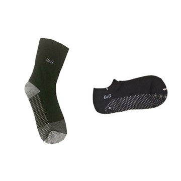 【京美】竹炭鍺石機能襪優惠組 (10雙/組)//抑菌防臭