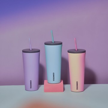 【新品】美國CORKCICLE 三層真空吸管杯 700ml-共5色
