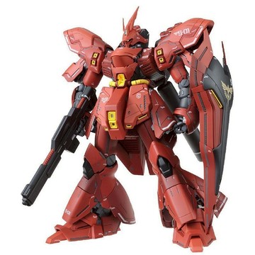 BANDAI萬代 MG 1/100 沙薩比SAZABI 夏亞VerKA鋼彈 組裝模型擺件