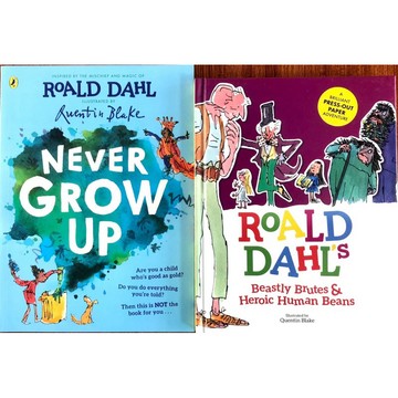 【查德書境】Roald Dahl 羅爾德達爾 永遠別長大 怪獸奇人經典角色書 繪本 圖文書