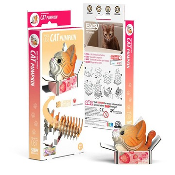 EUGY EUGY3D立體紙拼圖 英短金漸貓款