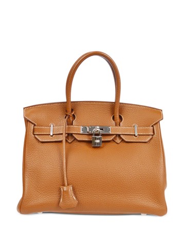 Hermès - 2010 pre-owned Birkin 30 handbag - women - Calf Leather - One Size - Orange