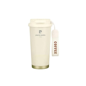 免運 皮爾卡登 陶瓷塗層不鏽鋼內膽雅尚雙飲口隨行杯500ml pcjr-532