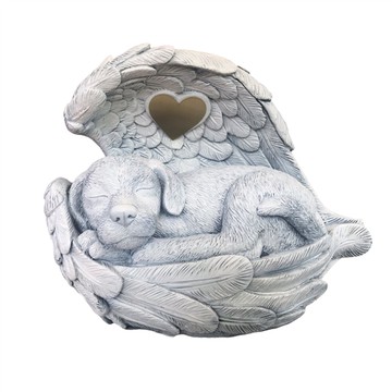 寵物骨灰罐 Monello 羽翼天使(狗)-白 1st (MN008)