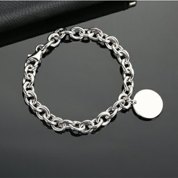 S925銀手鍊男歐美復古時尚男士手串手環【聚物優品】