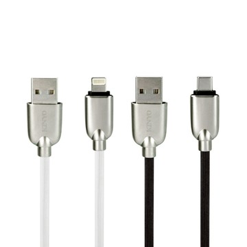 【KINYO官方直營】2.4A lightning蘋果 Type-C 鋅齒紋充電傳輸線1.2M(USB)