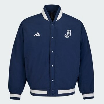 Adidas 愛迪達 Padded Jkt KG3224 男 外套 夾克 運動外套 中信兄弟聯名 深藍 白 亞版