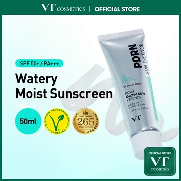 [VT] PDRN Glow Sun Essence 50ml 防曬純素 PDRN 無白鑄【官方旗艦】