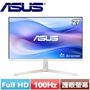 ASUS華碩 27型 VU279HFI-W 護眼顯示器