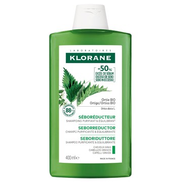 KLORANE 蔻蘿蘭 控油洗髮精 400ml 蕁麻萃取 平衡調理頭皮  1件