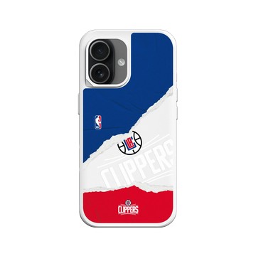 iPhone 17 SolidX 白 - NBA - 熱血系列-洛杉磯快艇 L.A Clippers - Sweat and Tears
