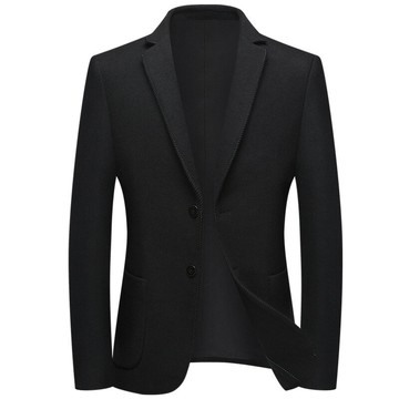 現貨+預購 毛呢外套羊毛西裝-保暖經典修身西服秋冬男外套2色74de79【獨家進口】【米蘭精品】