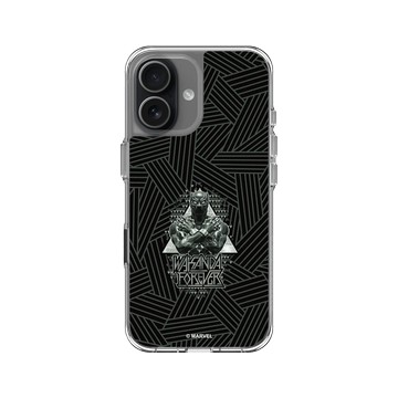 iPhone 17 Clear Case（相機按鈕） 透明 - 迪士尼-漫威 Marvel - 黑豹-Wakanda Forever