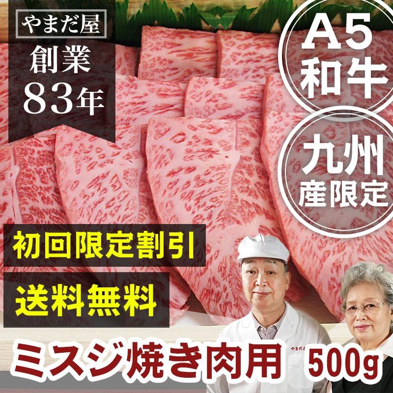 黒毛和牛 国産牛 A5 極上カルビ ミスジ 500g 和牛 佐賀牛 宮崎牛   初回限定 焼肉 バーベキュー