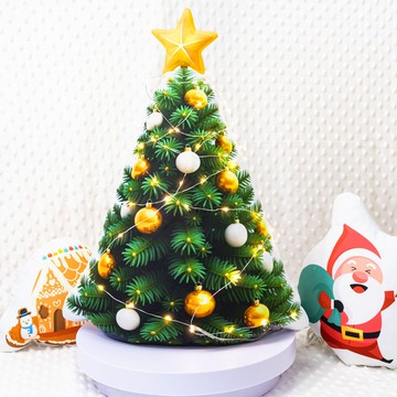 【客製聖誕樹抱枕】可站立的聖誕抱枕 獨家專利製作