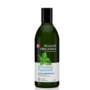 Bath & Shower Gel Revitalizing Peppermint, 12 Oz by Avalon Organics