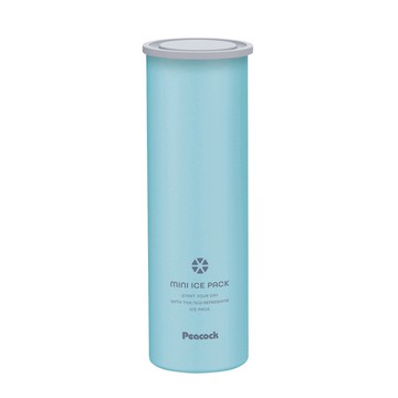 【孔雀Peacock】150ml 不鏽鋼保冰杯+涼感冰柱 藍色