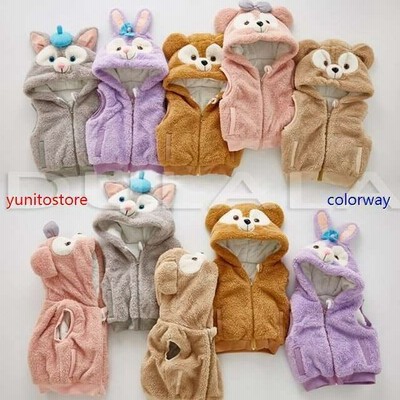 ベビー 赤ちゃん子供コート 防寒着 出産祝い ダッフィー プレゼント 裏起毛 着ぐるみ モコモコベス 通販 Lineポイント最大get Lineショッピング