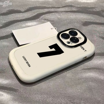 幸運數字7 適用蘋果15ProMax手機殼iphone16plus新款14plus矽膠13保護殼12/11 i16手機殼