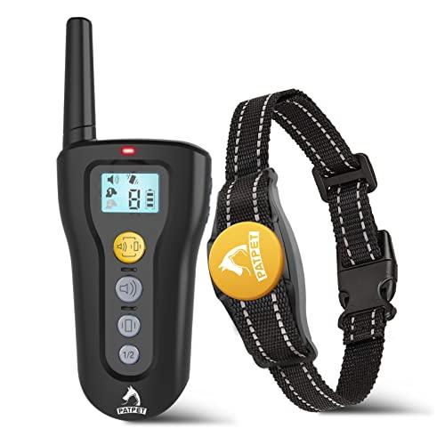 Remote vibrating hot sale dog collar