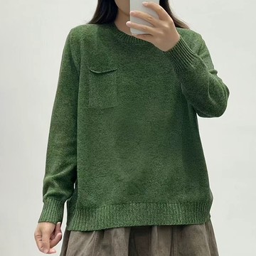 細軟舒適針織内搭上衣122717C