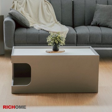 RICHOME 茶几桌 大茶几 茶幾 萬用桌子 矮桌 貓窩 貓家具 貓咪躲藏櫃 貓跳台 貓爬架 韓風 韓系 TA488