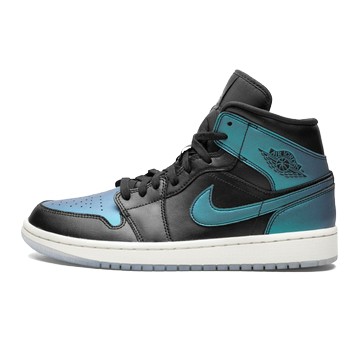 WMNS AIR JORDAN 1 MID IRIDESCENT BLACK