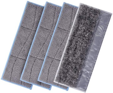 【美國代購】KEEPOW適用iRobot Braava Jet M6更換的可清洗拖把墊（3濕墊 1乾墊）