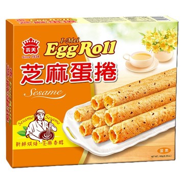 義美蛋捲(芝麻)180g